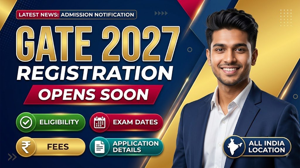 GATE 2027 Registration Opens Soon: Eligibility, Exam Dates, Fees and Application Details